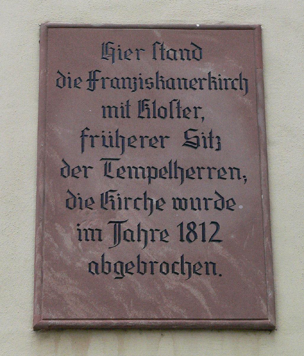 Templer in Bamberg: