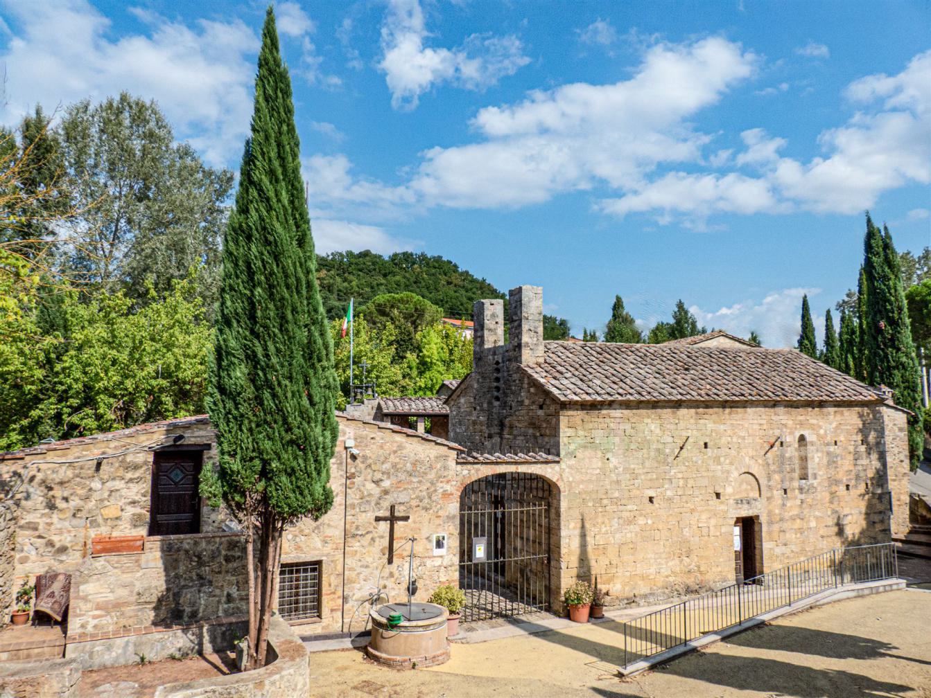 Spuren der templer in der Toskana